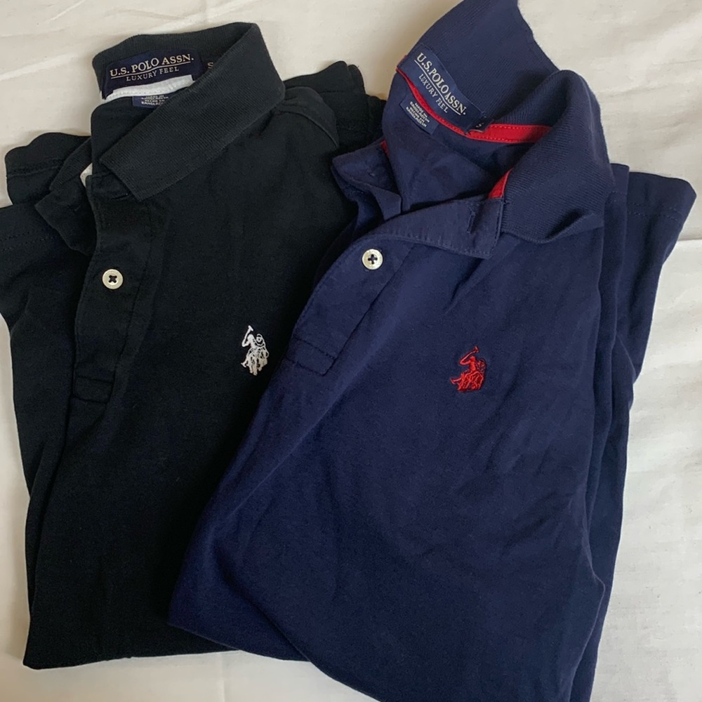 2 Men’s size Small Polo Tee”s